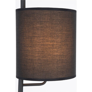 Lampa podłogowa czarna Manaya - Minimalistyczny design | Decolab24