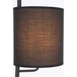 Lampa podłogowa czarna Manaya - Minimalistyczny design | Decolab24
