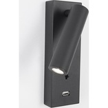 Kinkiet LED Space czarny z USB | Decolab24
