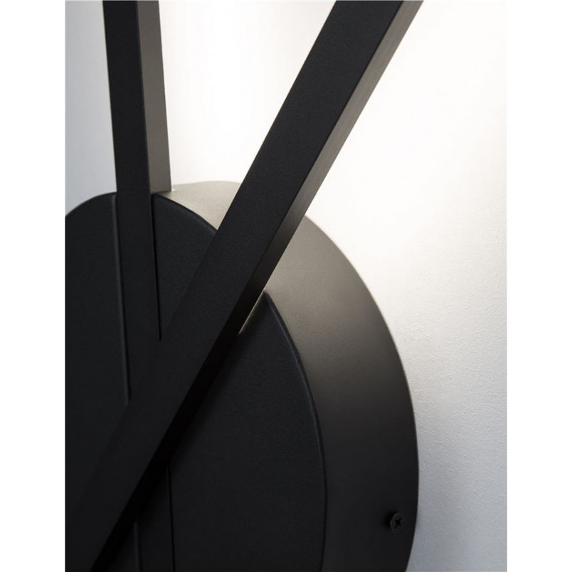 Kinkiet podwójny LED czarny - Nowoczesny design | Decolab24