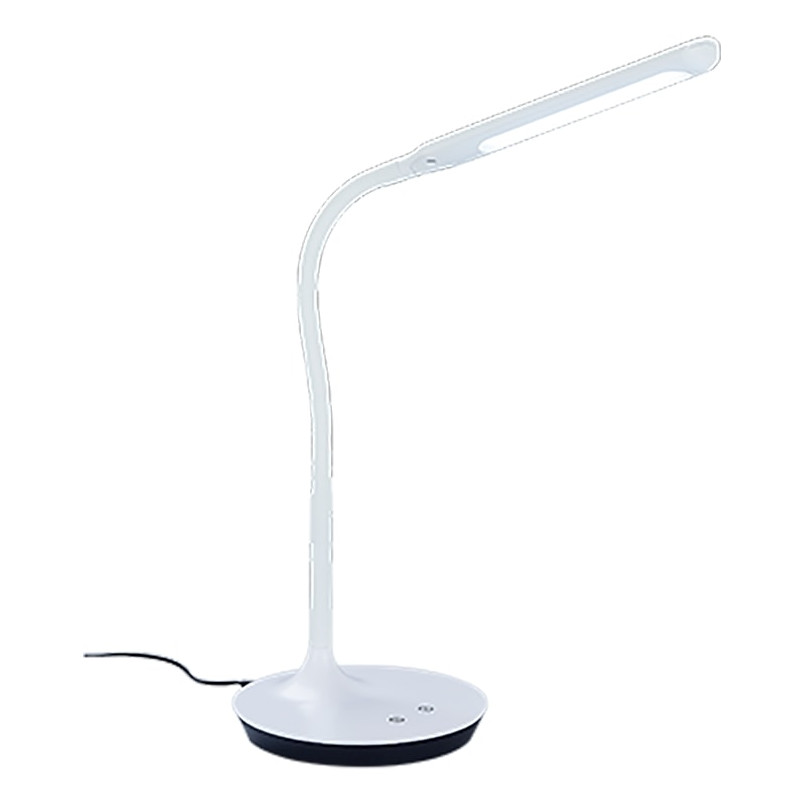 Lampa biurkowa LED Polo biała Trio | Nowoczesne oświetlenie