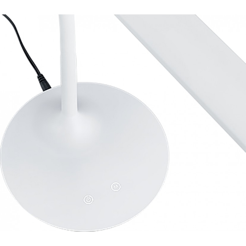 Lampa biurkowa LED Polo biała Trio | Nowoczesne oświetlenie