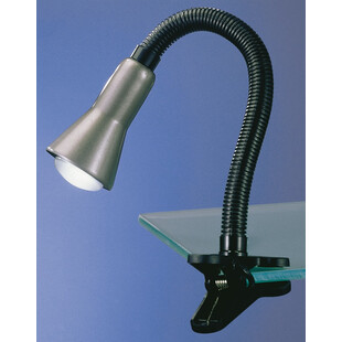 Lampa biurkowa Trio Flexo - Klips, Aluminium, Czarny