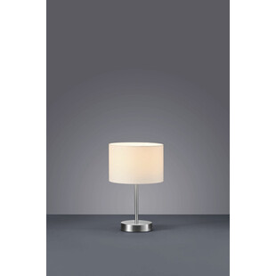Lampa stołowa Hotel biała Trio | Nocna, elegancki design