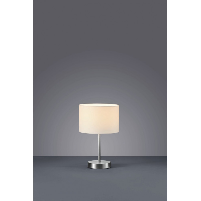Lampa stołowa Hotel biała Trio | Nocna, elegancki design