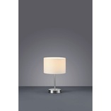 Lampa stołowa Hotel biała Trio | Nocna, elegancki design