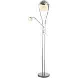Lampa podłogowa Chris chrom Trio - Nowoczesny design i funkcja