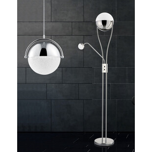 Lampa podłogowa Chris chrom Trio - Nowoczesny design i funkcja