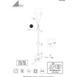 Lampa podłogowa Chris chrom Trio - Nowoczesny design i funkcja