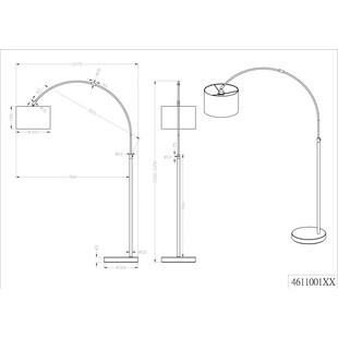 Lampa podłogowa łukowa Hotel | Trio - Elegancki Design