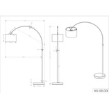 Lampa podłogowa łukowa Hotel | Trio - Elegancki Design