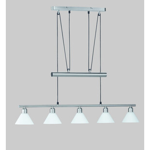 Lampa wisząca Stamina V - Biały klosz szklany | Trio