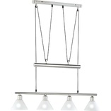 Lampa wisząca Stamina IV 80cm - Trio | Biały, Szkło