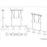 Lampa wisząca Levisto IV - Nowoczesny design | Trio