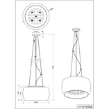 Lampa wisząca glamour Vapore | Trio - Elegancki design