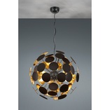 Lampa wisząca Discalgo czarna - Trio | Nowoczesny design