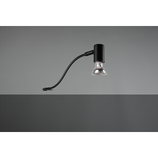 Lampa biurkowa Trio Giada czarna | Nowoczesny design
