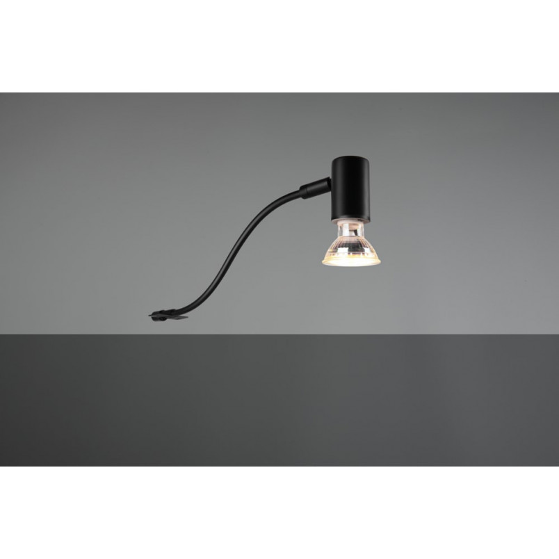 Lampa biurkowa Trio Giada czarna | Nowoczesny design