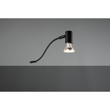 Lampa biurkowa Trio Giada czarna | Nowoczesny design