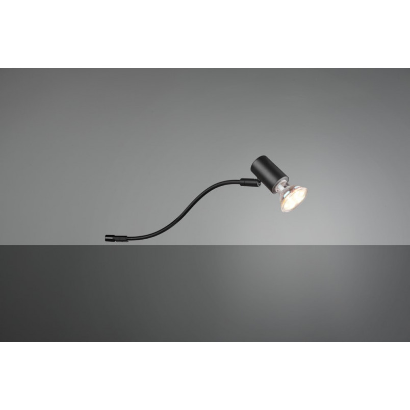 Lampa biurkowa Trio Giada czarna | Nowoczesny design