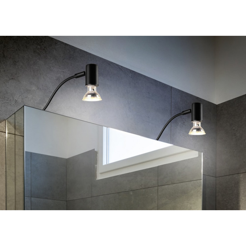 Lampa biurkowa Trio Giada czarna | Nowoczesny design