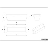 Kinkiet nad schody Arino Long | Trio - Loftowy Design