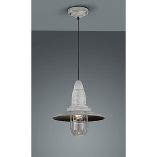 Lampa wisząca rustykalna Fisherman | Trio - Szary 32cm