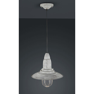 Lampa wisząca rustykalna Fisherman | Trio - Szary 32cm