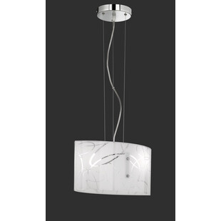 Lampa wisząca Spirelli - białe szkło Trio | Kup teraz!