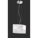 Lampa wisząca Spirelli - białe szkło Trio | Kup teraz!