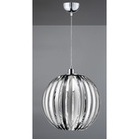 Lampa wisząca kula Trio Zucca chrom 40cm | Nowoczesne oświetlenie