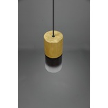 Lampa wisząca Trio Robin: Szkło dymione, mosiądz - Kup teraz!