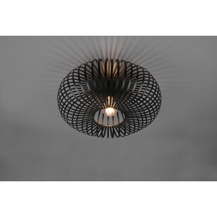 Plafon Loft Johann Trio - Czarny, Druciany, E27 | Sklep Lamp