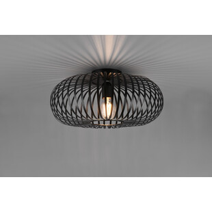 Plafon Loft Johann Trio - Czarny, Druciany, E27 | Sklep Lamp
