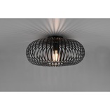 Plafon Loft Johann Trio - Czarny, Druciany, E27 | Sklep Lamp
