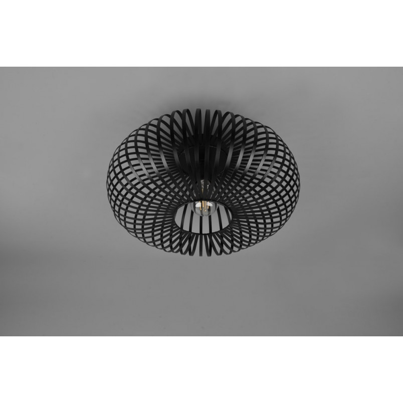 Plafon Loft Johann Trio - Czarny, Druciany, E27 | Sklep Lamp