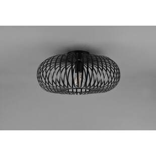 Plafon Loft Johann Trio - Czarny, Druciany, E27 | Sklep Lamp