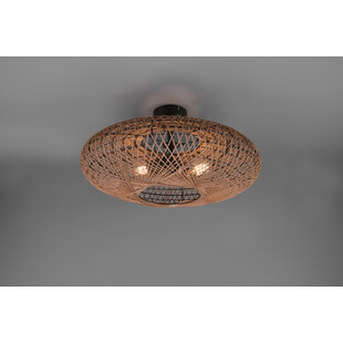 Plafon rattanowy boho Hedda | Trio - Stylowe oświetlenie