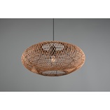 Lampa wisząca rattanowa Hedda | Trio - Brązowa, Boho | Kup online