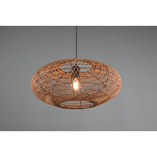 Lampa wisząca rattanowa Hedda | Trio - Brązowa, Boho | Kup online