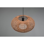 Lampa wisząca rattanowa Hedda | Trio - Brązowa, Boho | Kup online