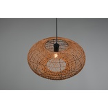 Lampa wisząca rattanowa Hedda | Trio - Brązowa, Boho | Kup online