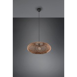 Lampa wisząca rattanowa Hedda | Trio - Brązowa, Boho | Kup online