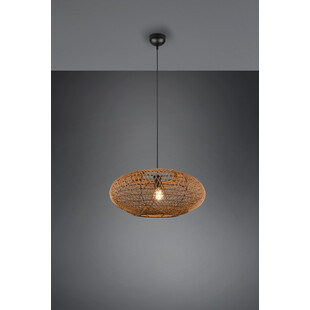 Lampa wisząca rattanowa Hedda | Trio - Brązowa, Boho | Kup online