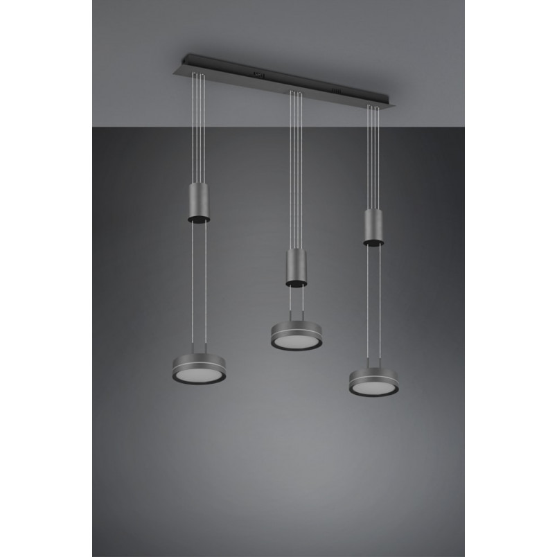 Lampa Wisząca LED Franklin Trio | Nowoczesny Design