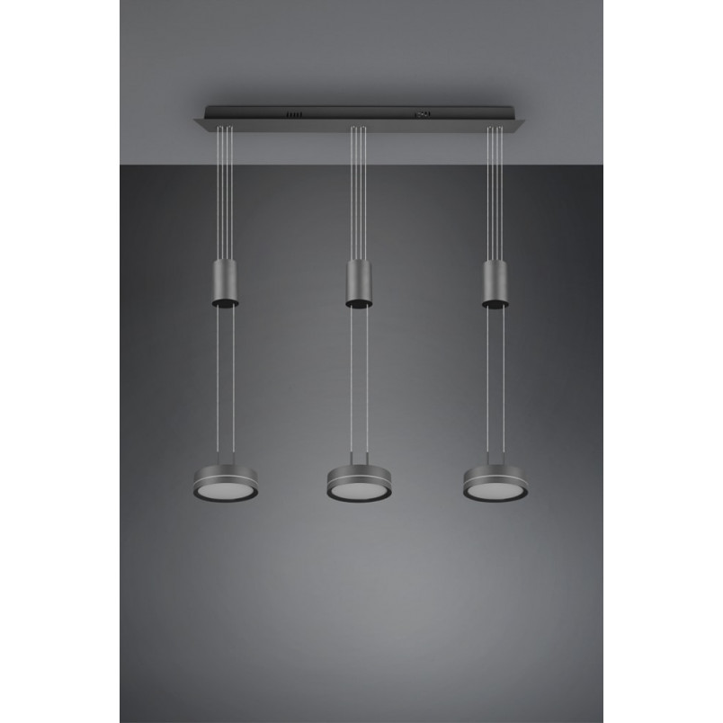 Lampa Wisząca LED Franklin Trio | Nowoczesny Design