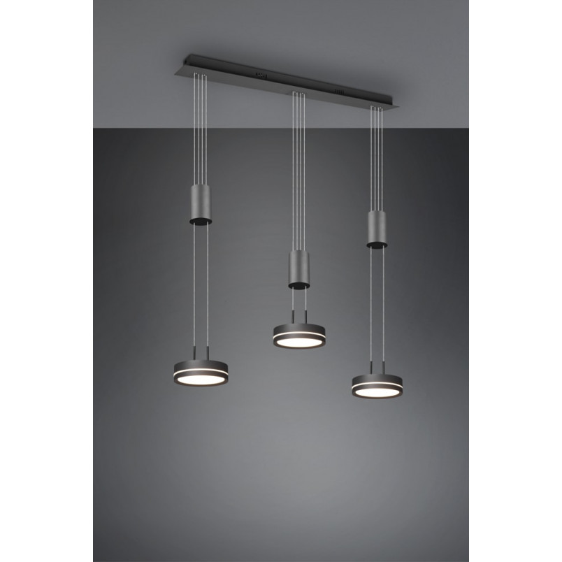 Lampa Wisząca LED Franklin Trio | Nowoczesny Design