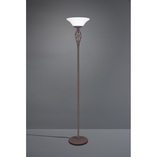 Lampa podłogowa Rustica 55 | Trio - Miedziano-biała, Klasyczna