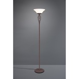 Lampa podłogowa Rustica 55 | Trio - Miedziano-biała, Klasyczna