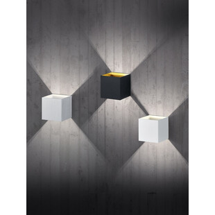 Kinkiet LED Trio Louis - Srebrny, Aluminium | Kup Teraz